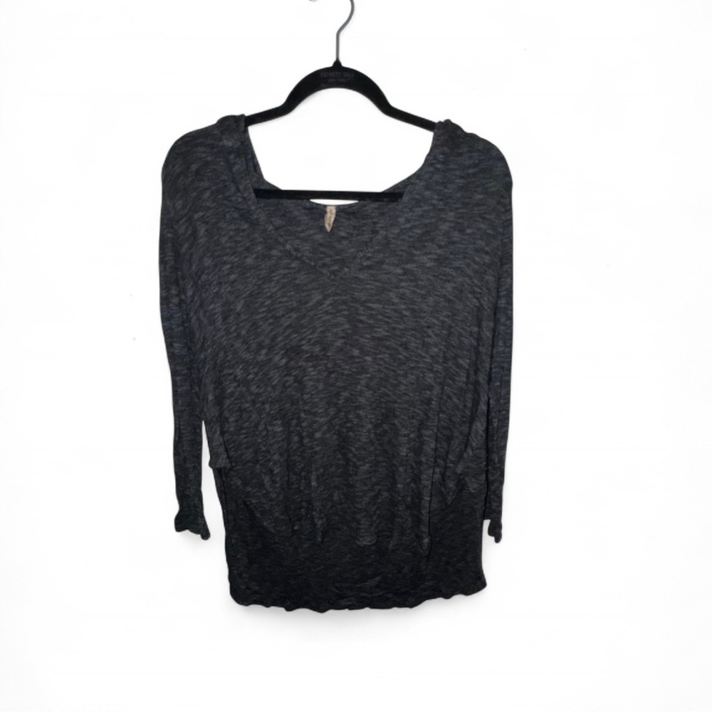 Emma & Sam Gray Long Sleeve Hoodie Sweatshirt